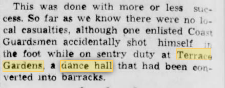 Terrace Gardens - Converted For Military Use May 1953 (newer photo)